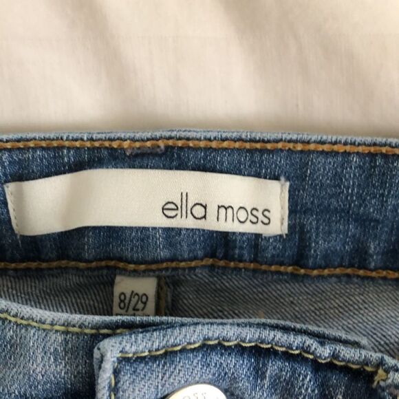 Ella Moss High Waisted Straight Leg Jeans Size 8/29 GUC - Picture 3 of 7